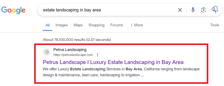 estate landscaping bay area